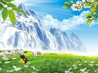 Spring In The Mountains Wallpaper