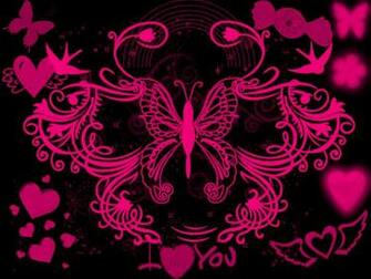 Black And Pink Wallpaper By Angeldollyrockz