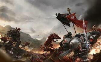 Warhammer 40k Azrael Banner Black Legion Chaos Daemon Daemonette