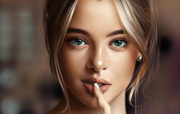 Wallpaper Eyes Look Girl Face Portrait Image For Desktop