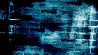 Blue Brick Wall Wallpaper