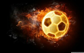 Fire Flame Element Soccer Ball Wallpaper And Image