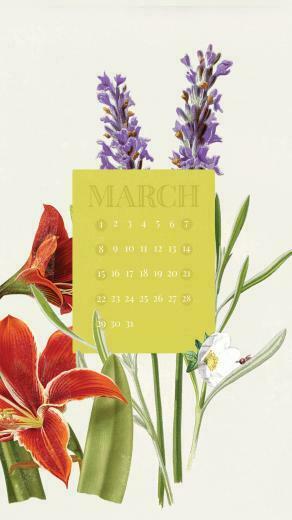 March Desktop Calendar Wallpaper Paper Leaf