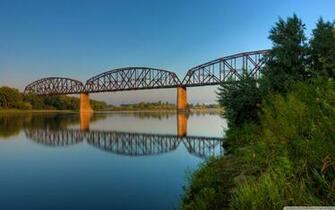 Northern Pacific Railroad Bridge At Bismarck North Dakota 4k