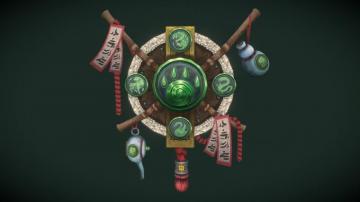 Monk Class Crest World Of Warcraft 3d Model By Nzedan