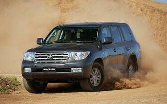 Wallpaper Toyota Dust Land Cruiser