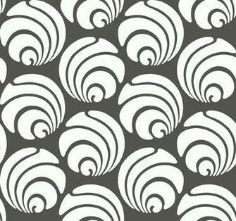 Silhouettes Large Circle Swirl Geometric Wallpaper At Menards