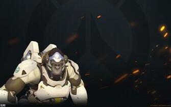 Overwatch Fire Wallpaper Winston By Sirusdark On