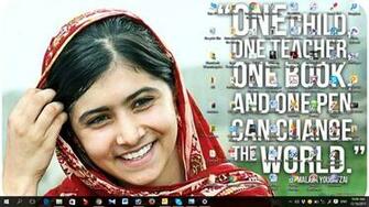 Malala Yousafzai Wallpaper X Net