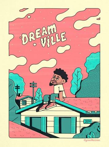 J Cole Dreamville Forest Hills Drive Art