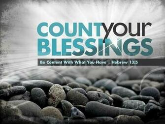Count Your Blessings Powerpoint Sermons