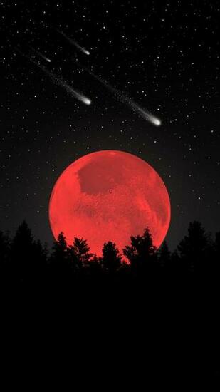 Red Moon Wallpaper