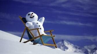 Funny Winter Wallpaper Which Is Under The