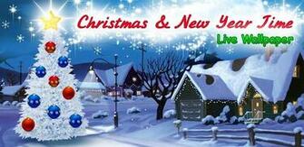 Christmas Live Wallpaper Snowflakes