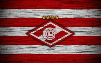Wallpaper Fc Spartak Moscow 4k Wooden Texture Russian