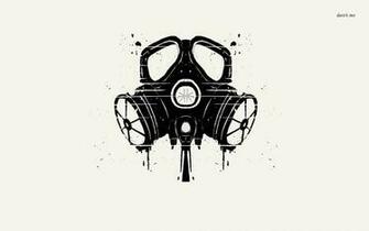 Gas Mask Wallpaper Vector