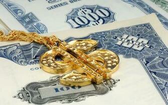 Dollar And Gold Wallpaper Background