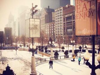 Chicago Winter Wallpaper HD Desktop Imagebank Biz