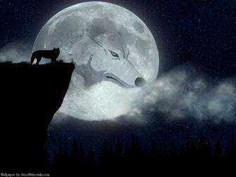 Full Moon Wolf Wallpaper Mobile