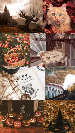 Hogwarts Wallpaper Fall Harry Potter Cute