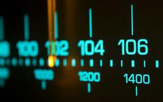 Analog Radio Macro Wallpaper Stock Photos