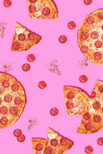 Pizza Party Wallpaper Violet Tinder Studios