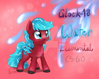 Glock Water Elemental Pony Cs Go By Furreon