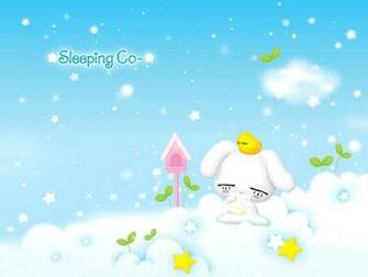 Sleeping Co Wallpaper Kawaii Bunny Background