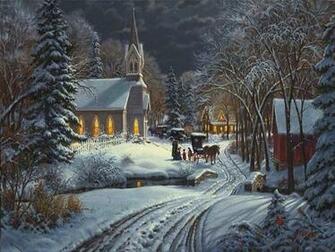 Christmas Scene Country