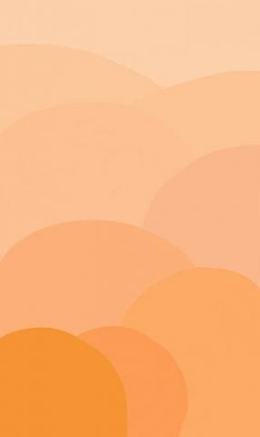 Orange S Wallpaper Pastel Color iPhone