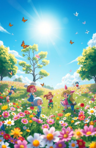 Gacha Life Spring Wallpaper