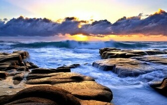 Beautiful Beauty Ocean Waves Nature Oceans HD Desktop Wallpaper