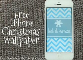 Favorites And Things Christmas iPhone Wallpaper