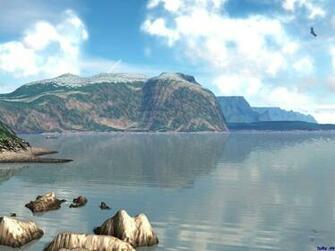 Wallpaper Rocky Shore 3d Desktop And Photos