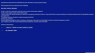 Blue Screen Wallpaper