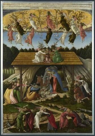 Nativity Italian Renaissance Sandro Botticelli Art Wallpaper Picture