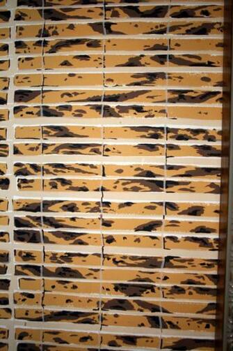 Guess It Was Supposed To Look Like Bamboo Shades The Floor