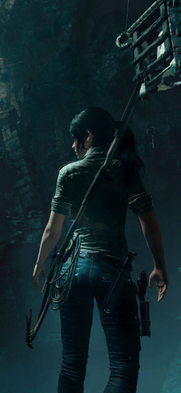 Tomb Raider In Dark iPhone Wallpaper