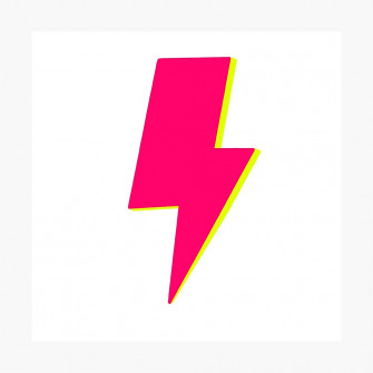 Preppy Lightning Bolt Metal Print By Avasart
