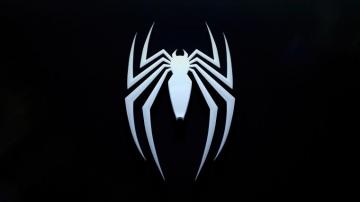 Marvel S Spider Man Black Logo Wallpaper 4k Pc Desktop 6901b