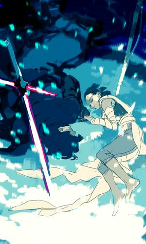 Kylo Ren And Rey HD Wallpaper Background Image In The