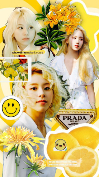 Love Her Twice Chaeyoung Twicechaeyoung Kpop Music Yellow