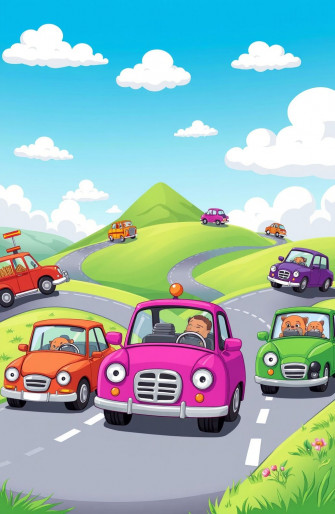 Wallpaper Cars Cartoon