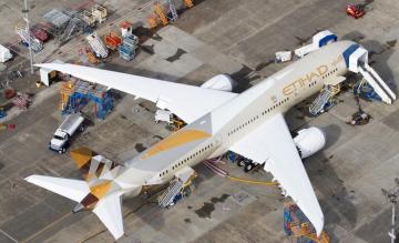 Bird Eye Boeing Of Etihad Airways Aircraft Wallpaper