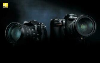 Nikon D300 And D3 Cameras Widescreen Wallpaper