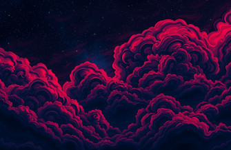 Akatsuki Clouds HD Wallpaper
