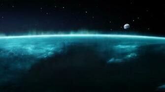 Dual Monitor Space Planets Stars Earth Ultra Or High Definition