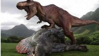 Jurassic World T Rex Vs Spinosaurus D HD Wallpaper