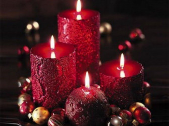 Romantic Candles Wallpaper On