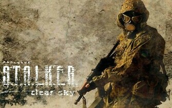 Gas Masked Stalker Action Rpg Games Wallpaper Image Featuring